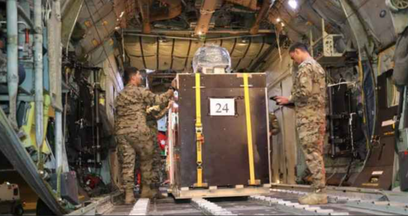 Jordan airdrops aid to Gaza's St. Porphyrius Church on Christmas Eve