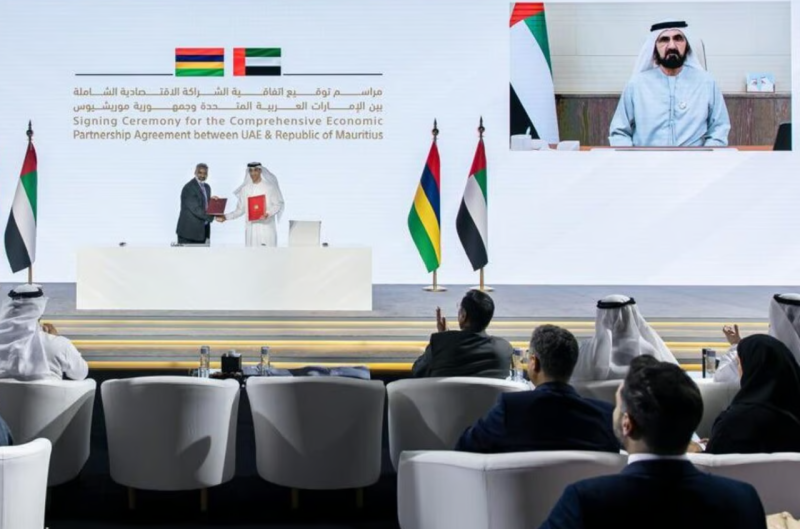 UAE, Mauritius sign CEPA to boost trade, investment