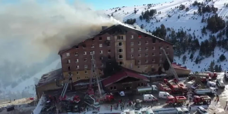 Dozens killed as fire breaks out at ski resort hotel in northwestern Turkey