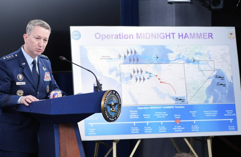 Pentagon says US doesn’t want to pursue war with Iran after bombing 3 of its nuclear sites
