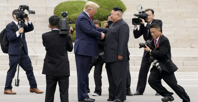 Trump says he will 'get the conflict solved with North Korea'