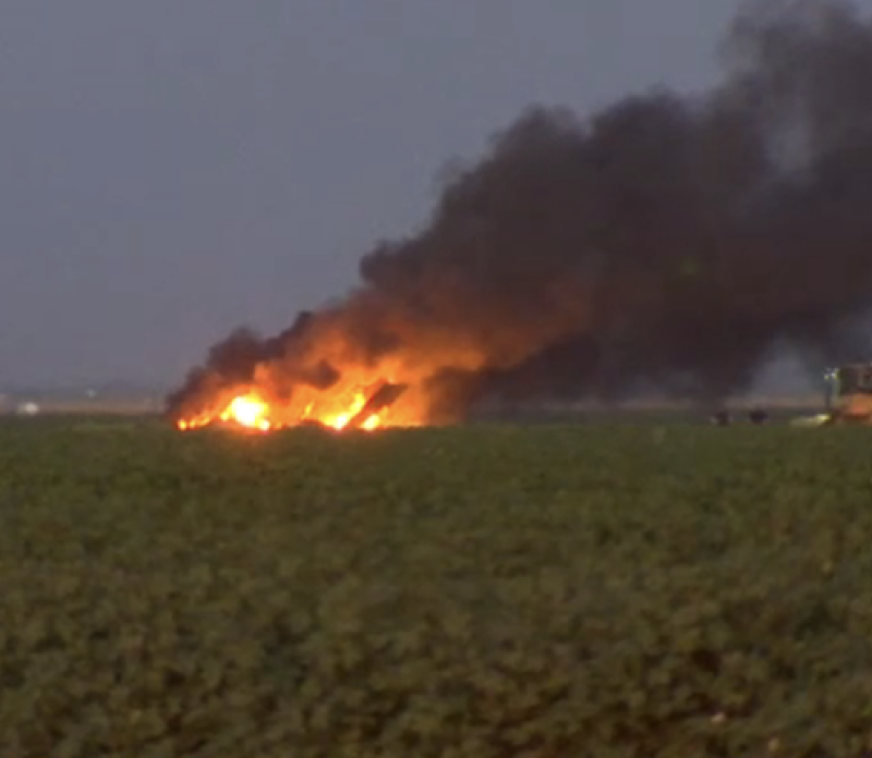 Pilot safe after military jet crashes in Fresno County, officials say