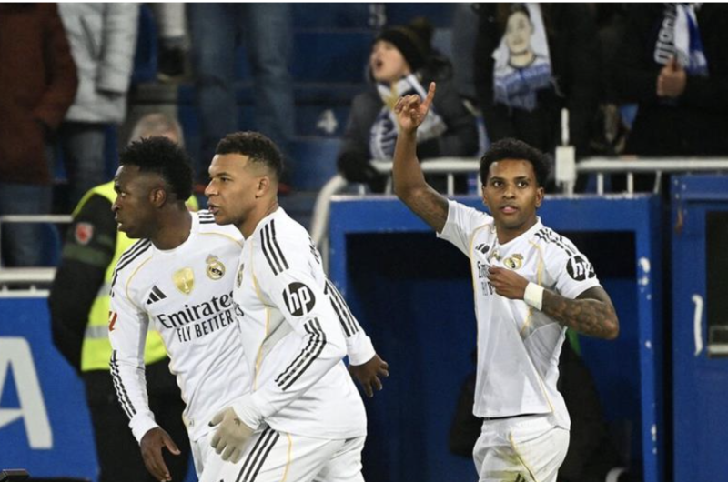 Rodrygo scrapes Real Madrid win at Alaves