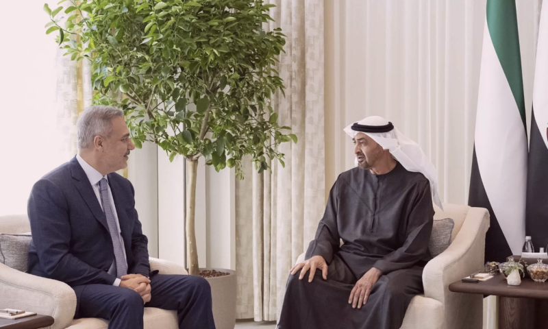 UAE President and Turkish FM discuss joint cooperation