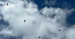 Israeli Fighter Jets Fly Over Funeral Gathering Of Hezbollah Chief