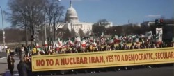 Mass Protests in Washington Demand 'Free Iran'