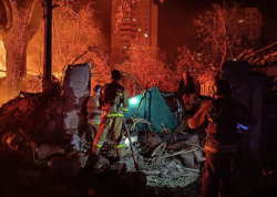 Ukrainian attack sparks blaze at Russian oil depot as countries trade strikes