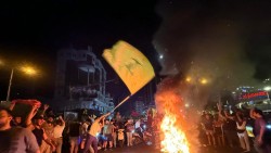 Hezbollah Supporters Block Roads Across Lebanon Amid Rising Political Tensions