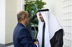رئيس دولة الإمارات يبحث مع رئيس الوزراء اليمني سبل تعزيز العلاقات الثنائية