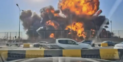 العراق :  انفجار كبير في مستودعات نفط عراقية.. قتيلان ومصابون