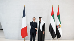 الشيخ محمد بن زايد يستقبل ماكرون في أبوظبي