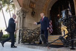 Trump warns Iran of possible strike, urges Hamas to disarm after meeting Netanyahu