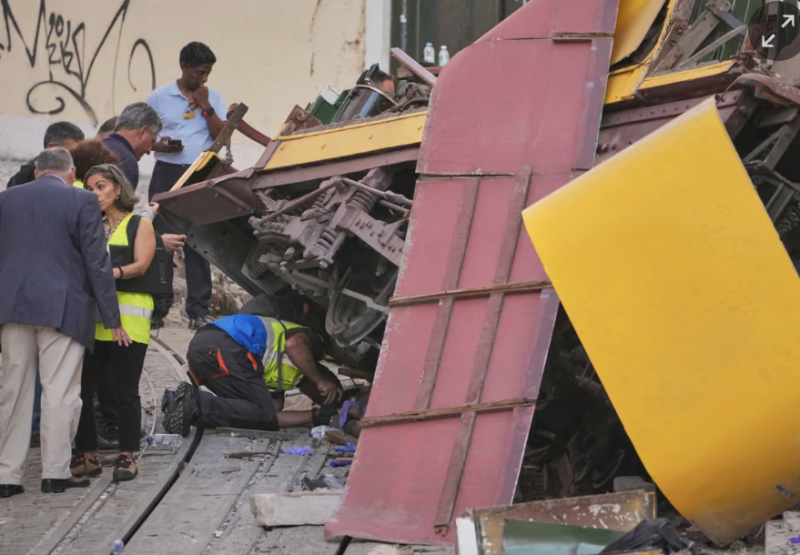 Lisbon funicular crash: Portugal declares day of mourning as death toll rises to 17
