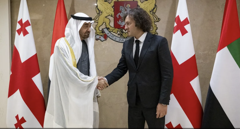 محمد بن زايد ورئيس وزراء جورجيا يبحثان مسارات التعاون