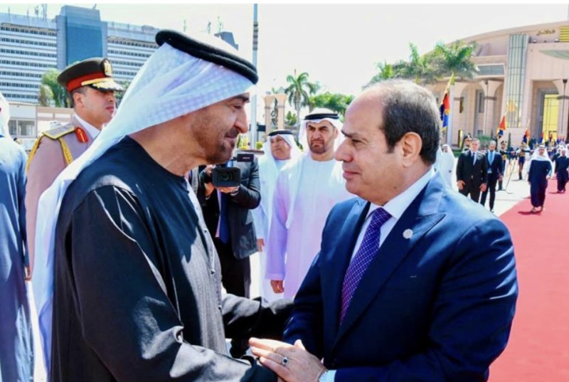 El-Sisi welcomes UAE President Mohamed bin Zayed in Cairo