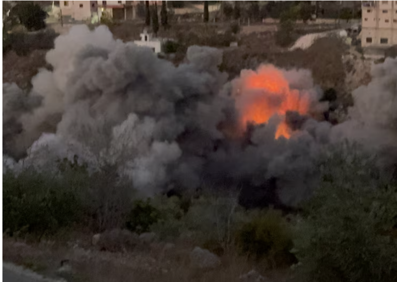 Israeli military steps up strikes in south Lebanon, says it is targeting Hezbollah