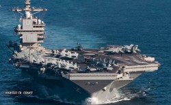 Yemen : Houthi Rebels Claim Attack on US Aircraft Carrier Vinson in Arabian Sea