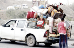 الهجرة الدولية تسجل تراجعاً في عدد النازحين خلال أسبوع في اليمن