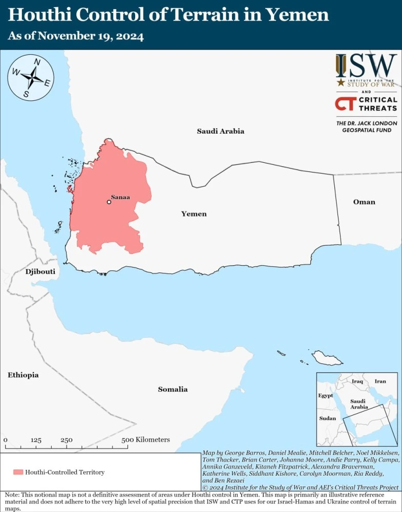 Serious US response against Houthis in Yemen could have disrupted Houthi attacks, ISW