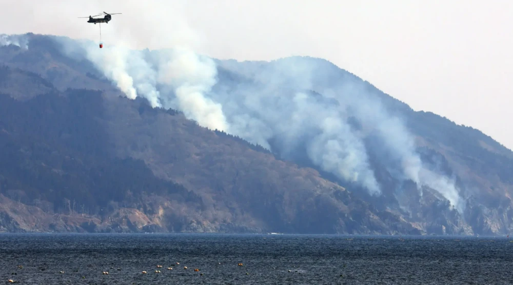 Japan Fights Its Largest Wildfire in More Than 30 Years