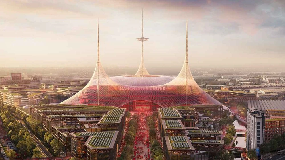 Man United unveil plans for new 100,000 seater stadium - will become biggest stadium in UK