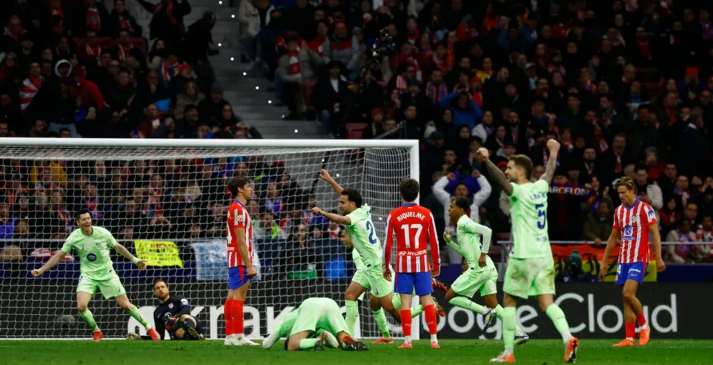 ريمونتادا لبرشلونة أمام أتلتيكو تعيده لصدارة الدوري الإسباني