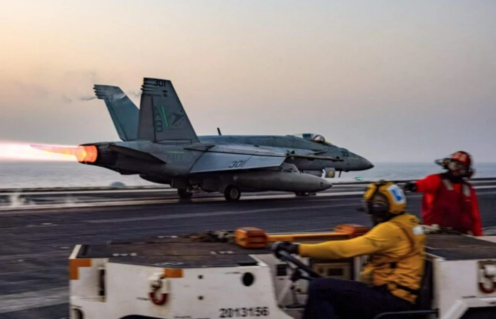 US strikes hit targets Yemeni capital Sana'a