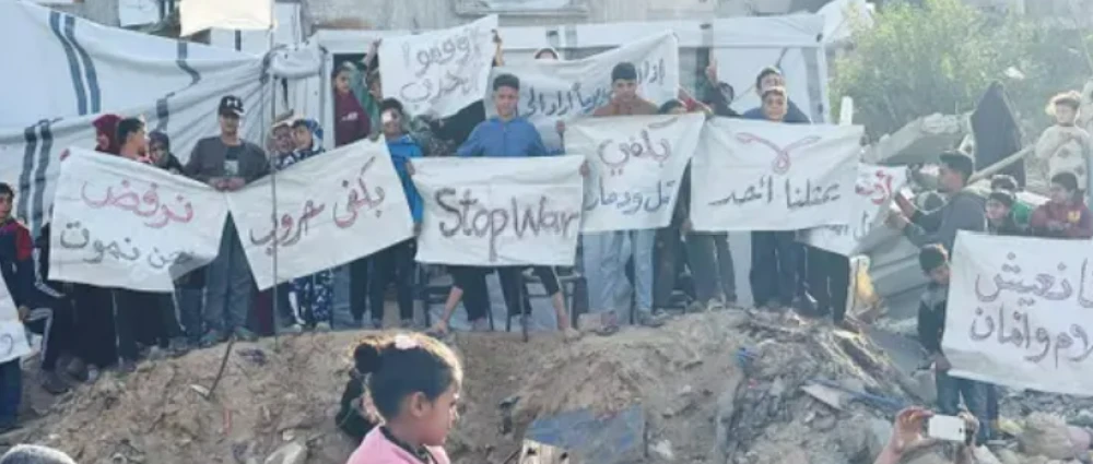 Hamas claims growing Gaza protests against its rule actually aimed at Israel