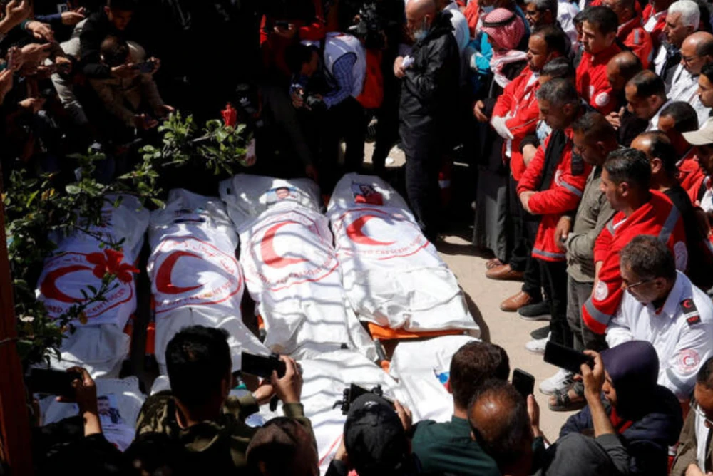 Killed Gaza medic’s mother says he ‘loved helping people’