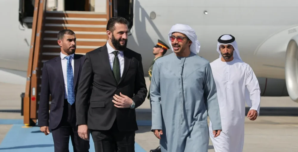 الرئيس السوري يصل إلى الإمارات العربية المتحدة