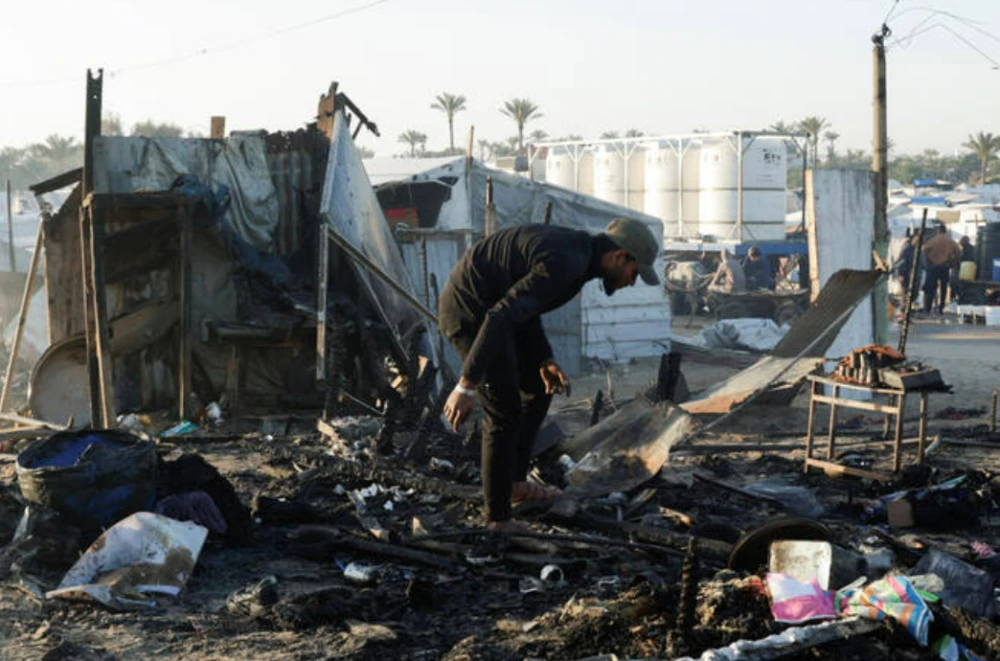 Gaza rescuers say 40 mostly displaced people killed in Israeli strikes