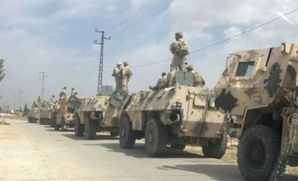 Lebanon media says 8 wounded in drone strike at Syrian border