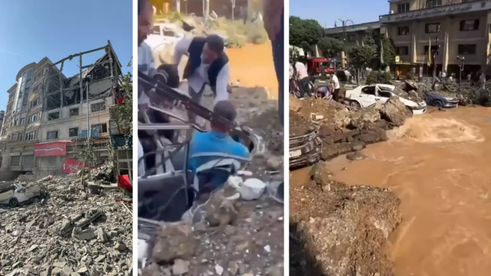 Israeli strike hits busy Tehran intersection