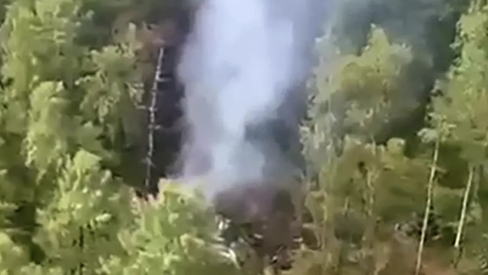 Plane carrying 49 people on board crashes in Russia's far east region