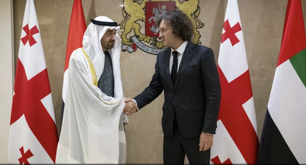 محمد بن زايد ورئيس وزراء جورجيا يبحثان مسارات التعاون