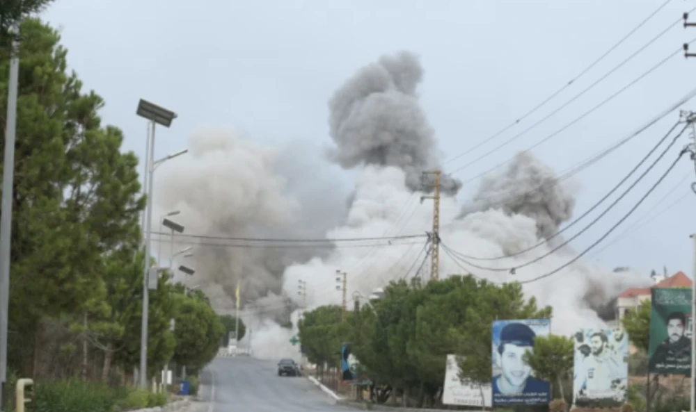 Israel carries out attacks in southern Lebanon