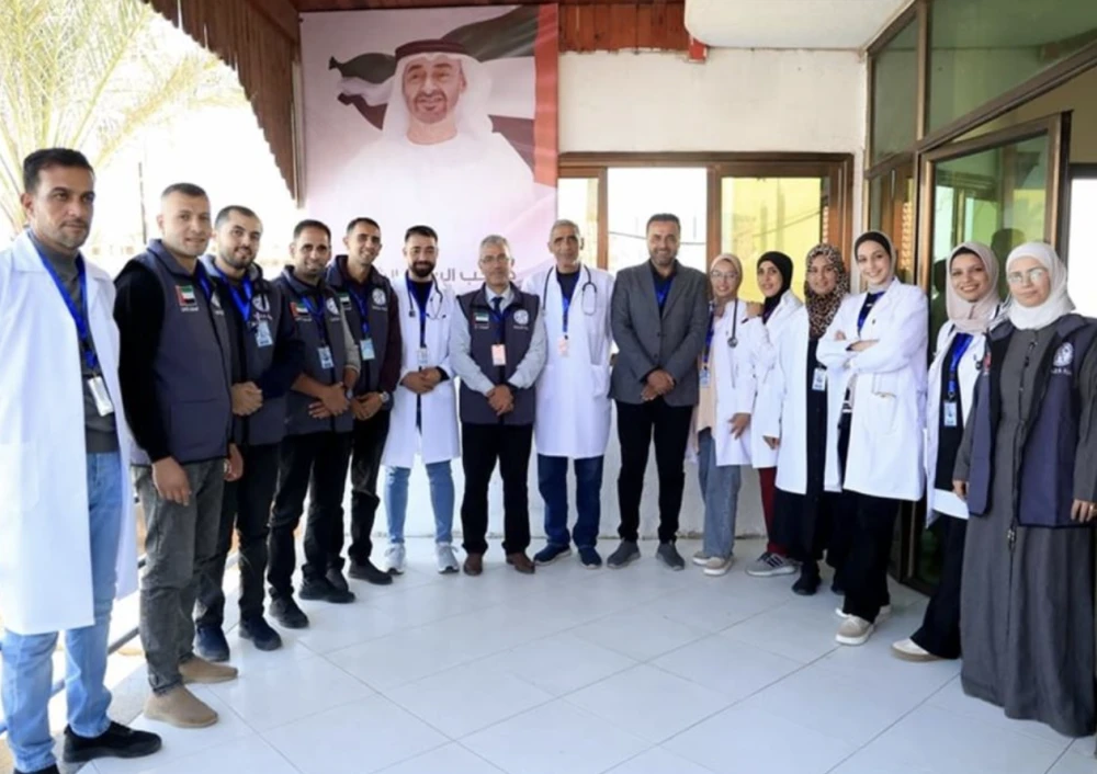 عملية الفارس الشهم 3 افتتحت مركز الإمارات الطبي في مدينة خان يونس