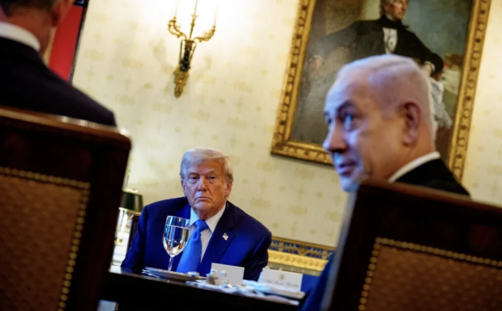 In the US, Netanyahu aims to convince Trump that only threat of war can bring peace