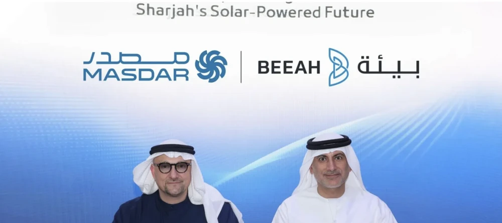 "بيئة" و"مصدر" تتفقان على تطوير مشاريع طاقة شمسية في الشارقة